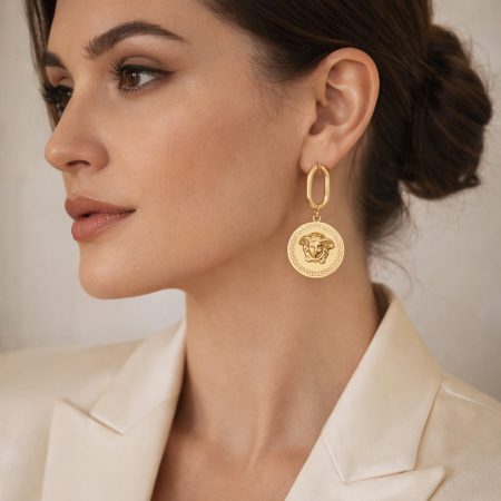 Cercei Dama Gold Medussa [1]