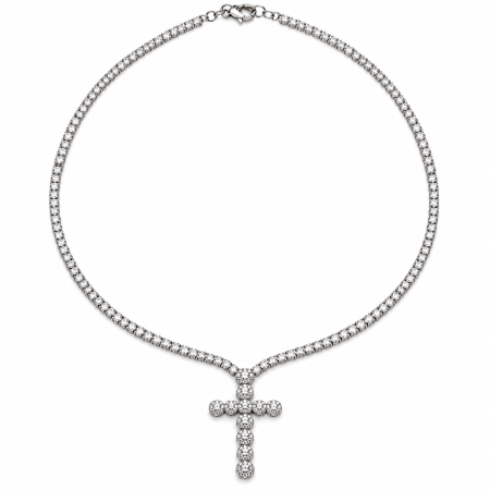 BIJUTERII DAMA - Colier Dama Angelic Full Diamonds