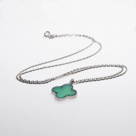 Colier Dama Argint 925 Green Clover [1]