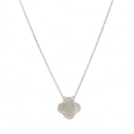 COLIERE ARGINT - Colier Dama Argint 925 White Clover
