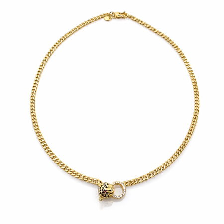 COLIERE INOX - Colier Dama Finesse Gatopardo