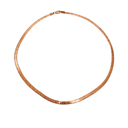 COLIERE ARGINT - Colier Dama Snake Rose Gold