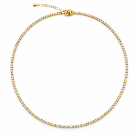 Colier Dama Tennis White Diamonds 40 CM / 1.5 MM [1]