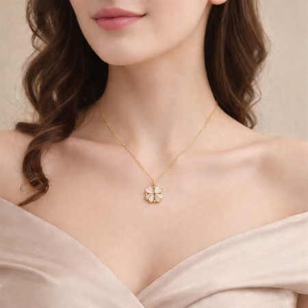 Colier Pentru Fiica Pandantiv Cristale Cu Mesaj De La Tata [3]