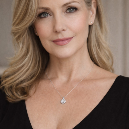 Colier Pentru Soacra Pandantiv Cristale Cu Mesaj De La Ginere [1]