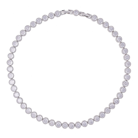 BRATARI CRISTALE - Colier Silver Angelic Diamonds 6 MM