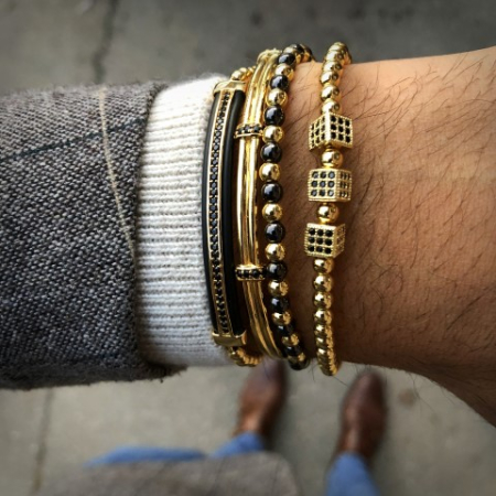 Gentleman Gold Brooks Bracelets [1]