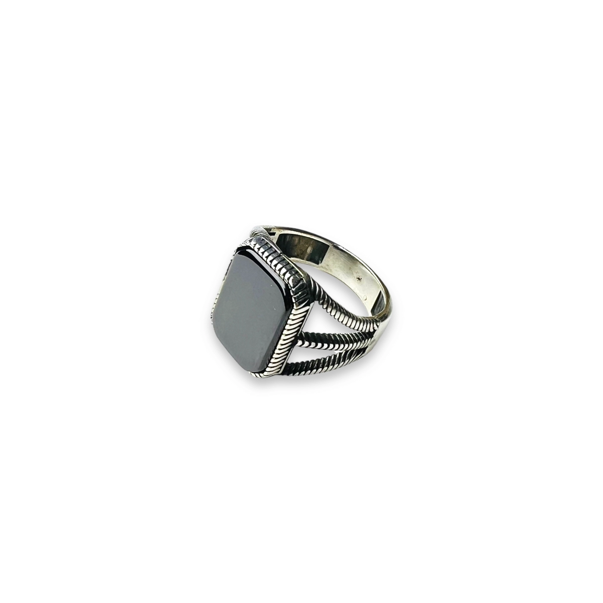 INELE ARGINT - Inel Argint 925 Arque Black Onix