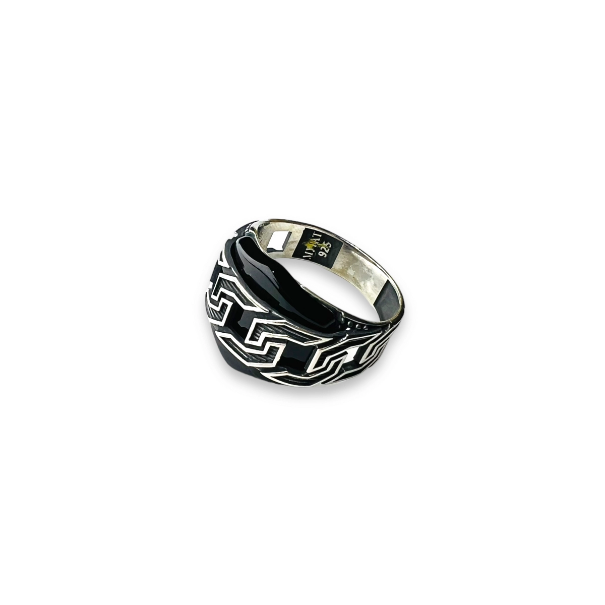 INELE ARGINT - Inel Argint 925 Black Chain