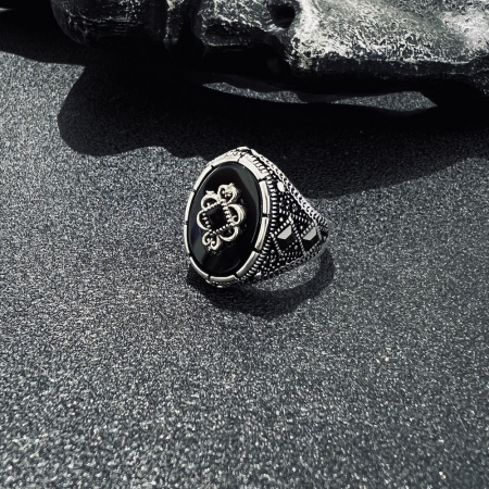 Inel Argint 925 Black Stone Masterpiece [1]