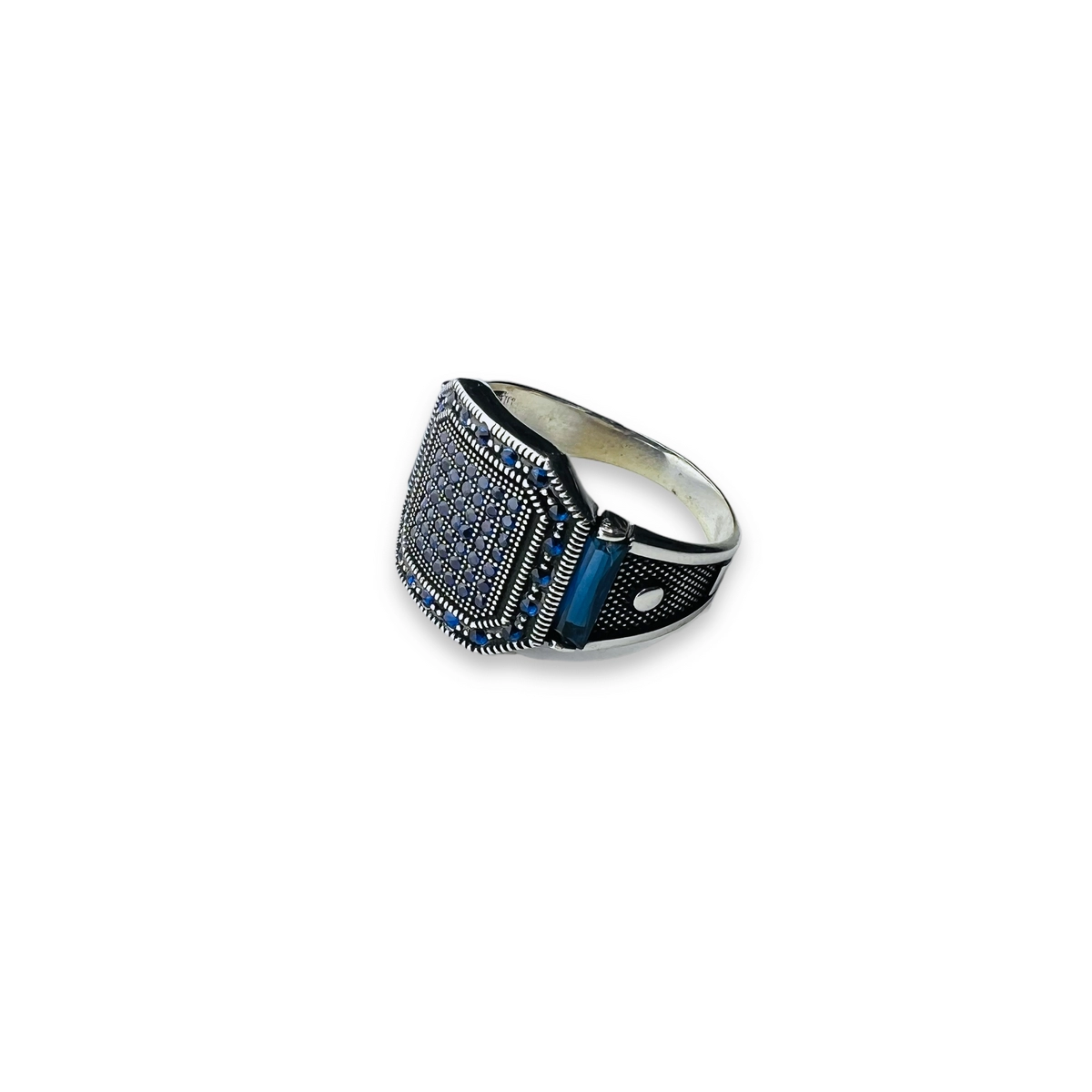 INELE ARGINT - Inel Argint 925 Blue Diamonds