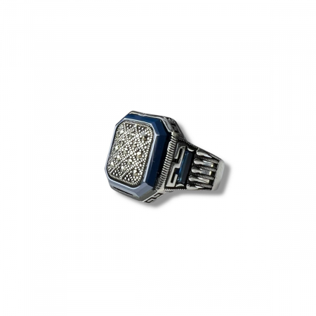 COLECTIA ARGINT - Inel Argint 925 Blue Onix Masterpiece