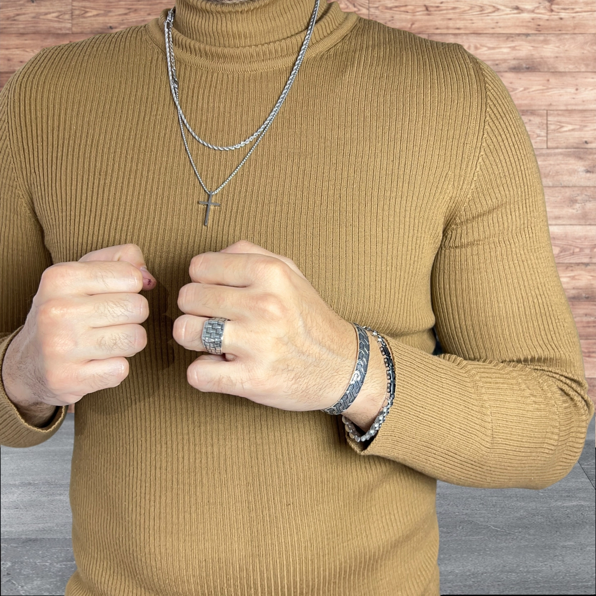 Inel Argint 925 Bricks [1]