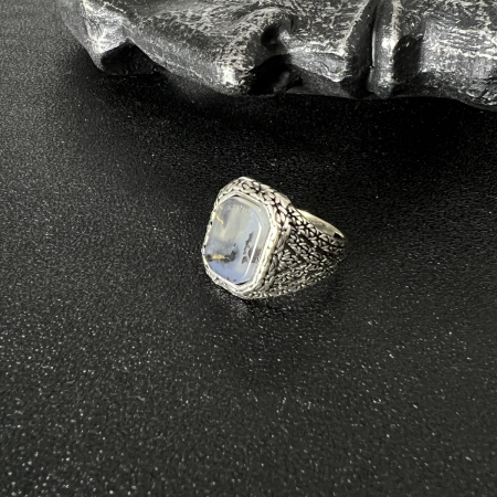 Inel Argint 925 Brooks Abstract Stone [3]