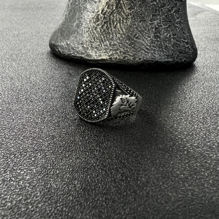 Inel Argint 925 Brooks Eagle Face [2]