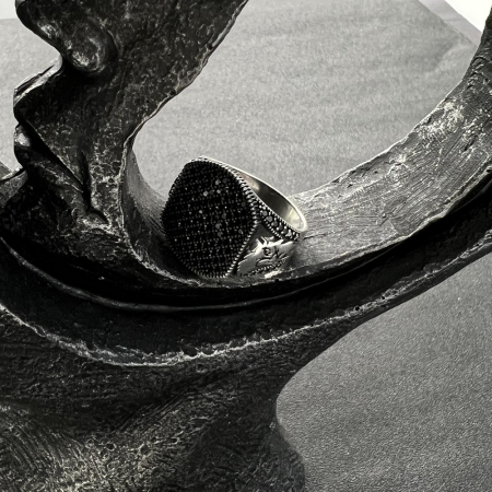 Inel Argint 925 Brooks Eagle Face [1]