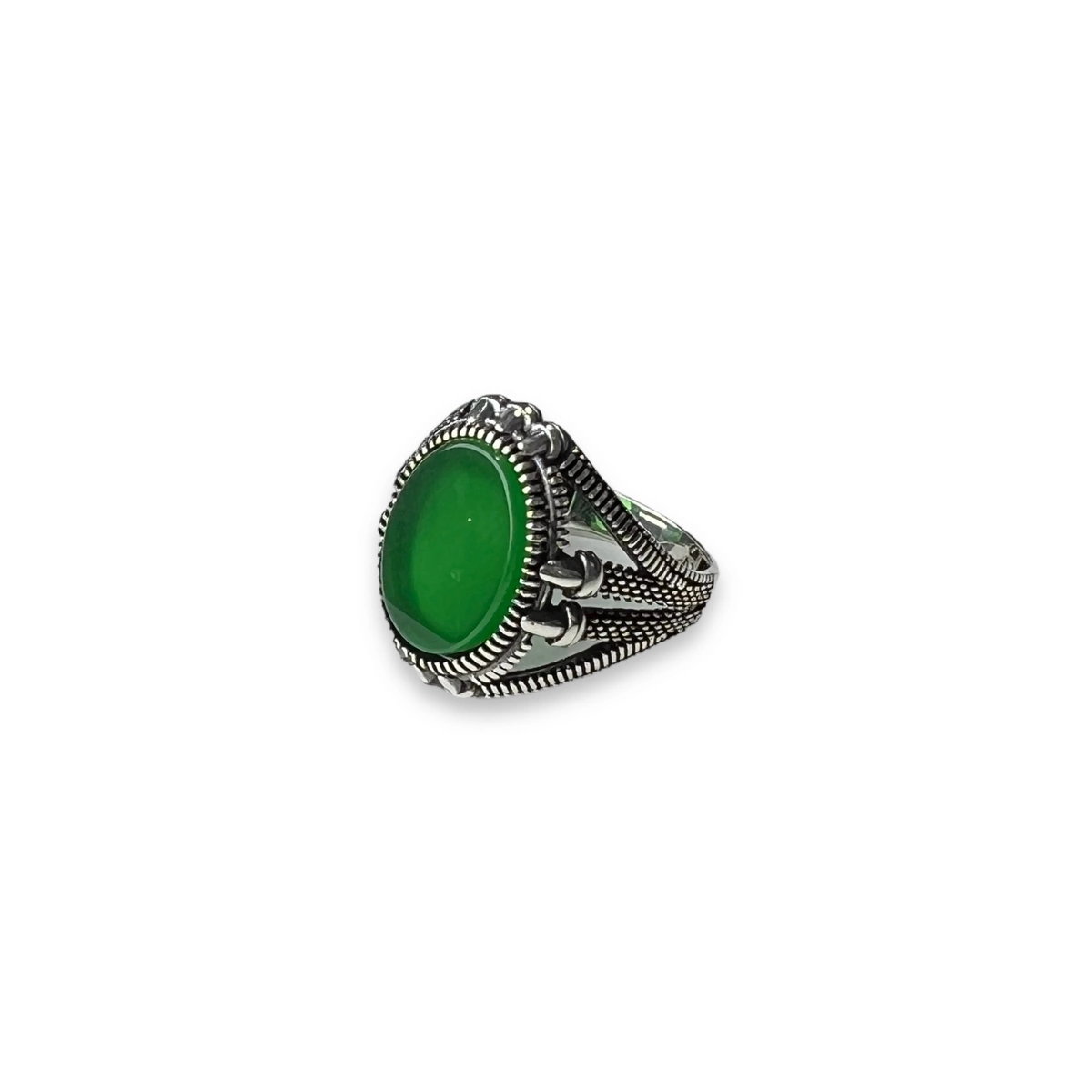 INELE ARGINT - Inel Argint 925 Brooks Green Artefakt