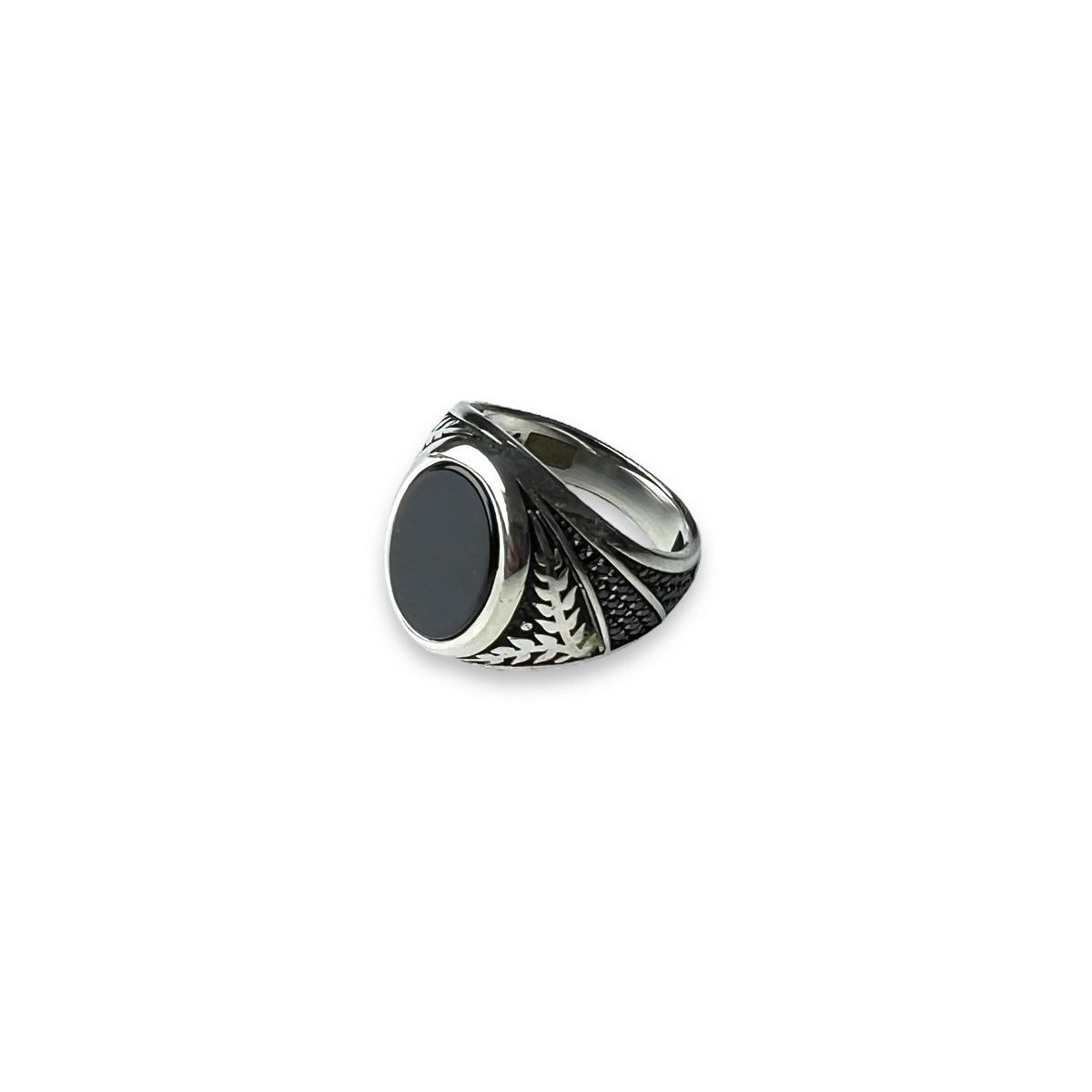INELE ARGINT - Inel Argint 925 Brooks Leafs Onix