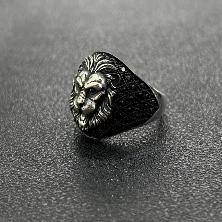 Inel Argint 925 Brooks Lion Crystal [2]