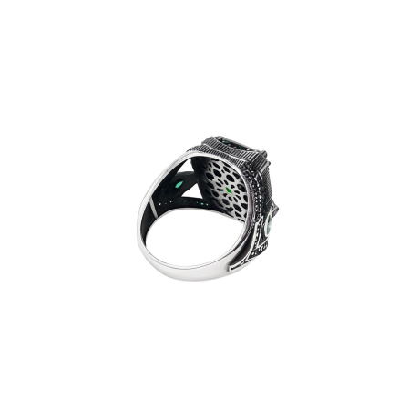 Inel Argint 925 Brooks Masterpiece Piatra Verde [2]