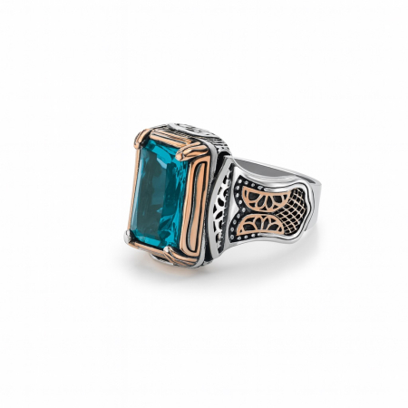 Inel Argint 925 Brooks Masterpiece Turcoaz [1]