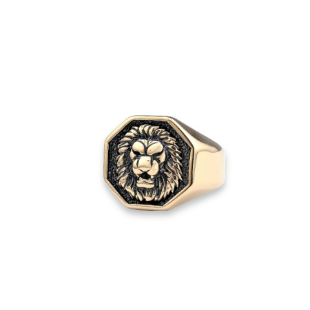 Inel Brooks Gold Lion [0]