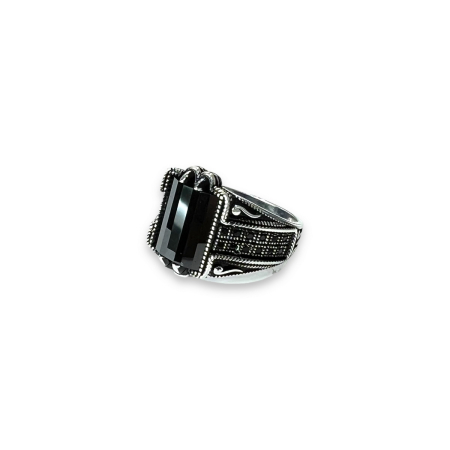 Inel Argint 925 Brooks Onix Stone [0]