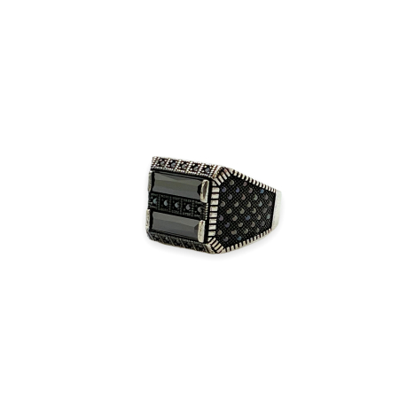 INELE ARGINT - Inel Argint 925 Brooks Onix Stone