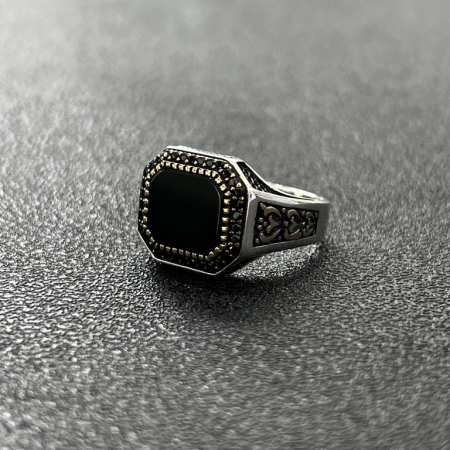 Inel Argint 925 Brooks Piatra Onix [2]