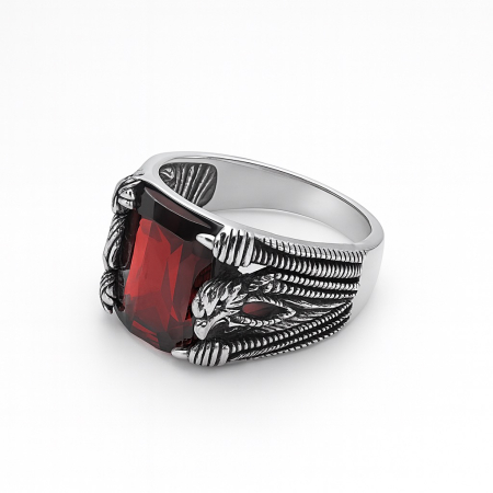 Inel Argint 925 Brooks Red Eagle [1]