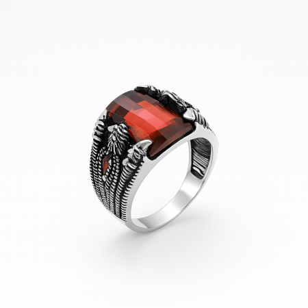 INELE ARGINT - Inel Argint 925 Brooks Red Eagle