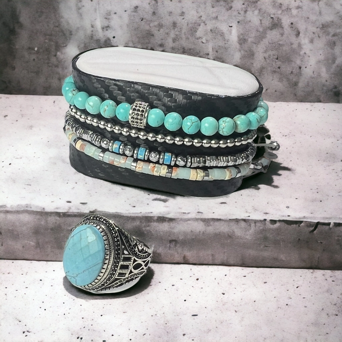 Inel Argint 925 Brooks Turcoaz Piemonte [3]