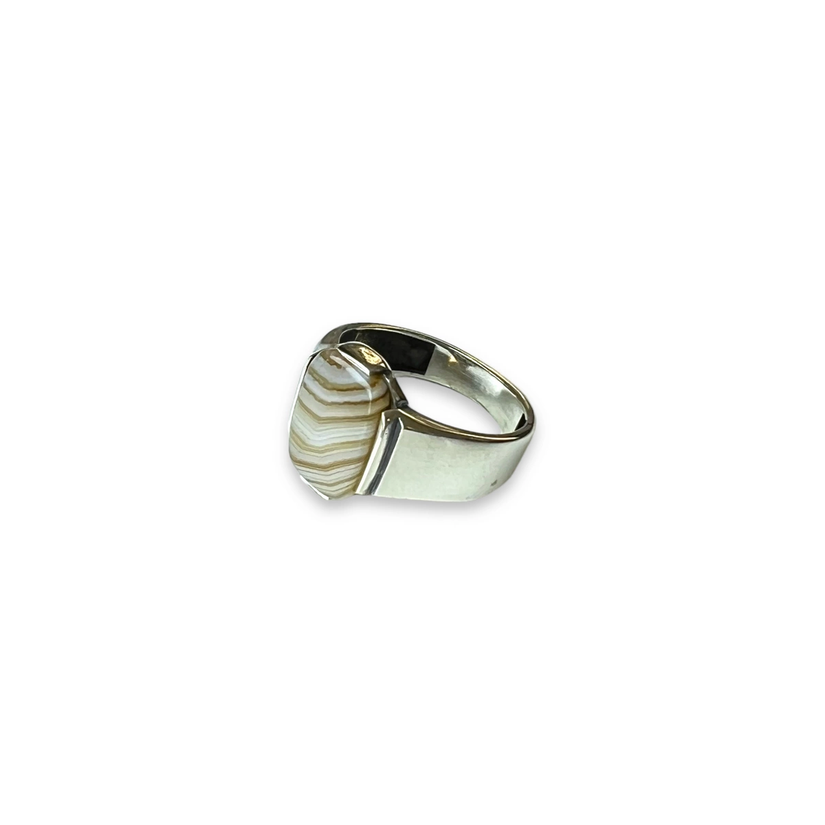 INELE ARGINT - Inel Argint 925 Brown Stone