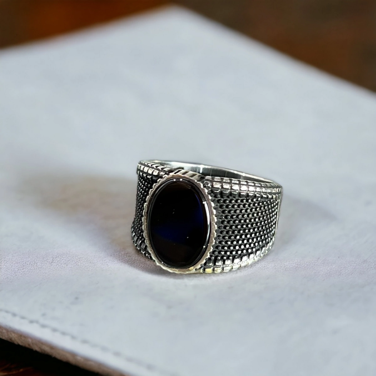 Inel Argint 925 Classic Men Onix [2]