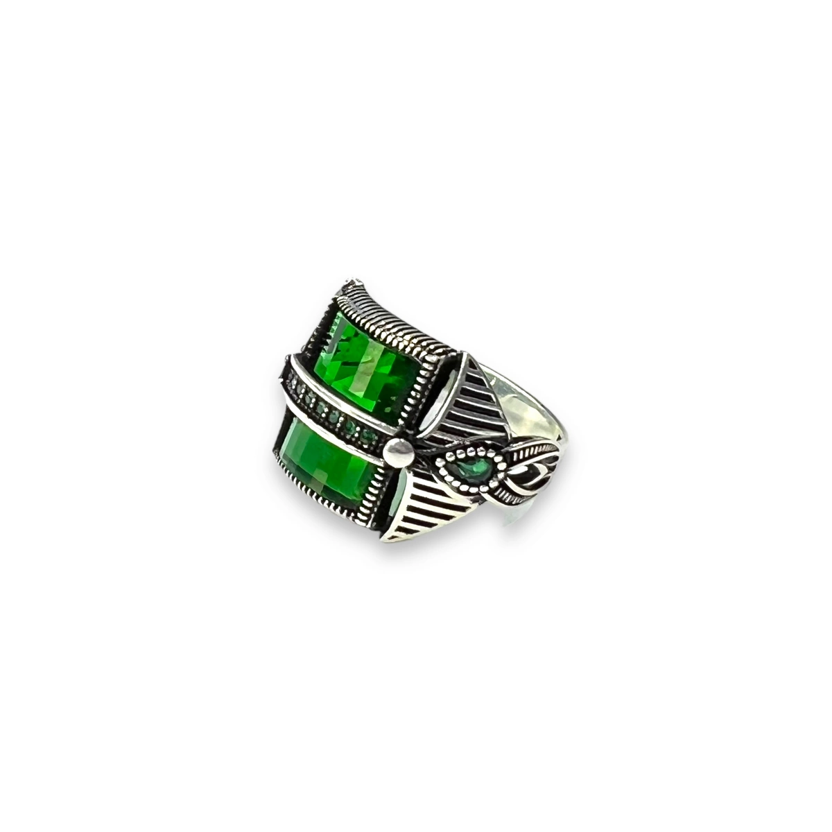 INELE ARGINT - Inel Argint 925 Green Essence