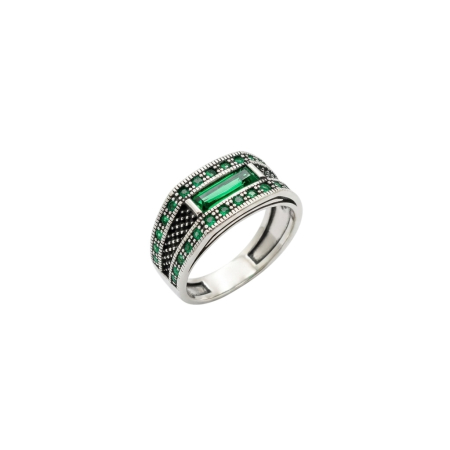 COLECTIA ARGINT - Inel Argint 925 Green Stone