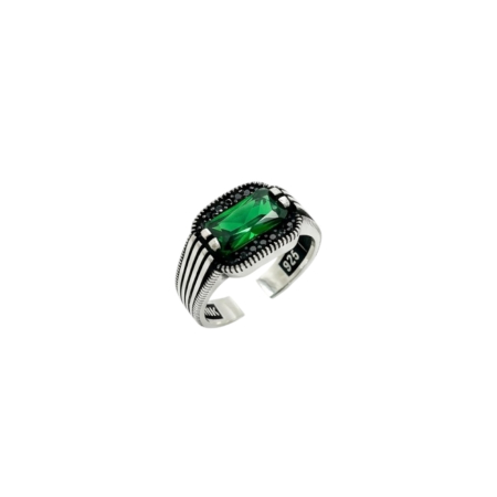 COLECTIA ARGINT - Inel Argint 925 Green Stone