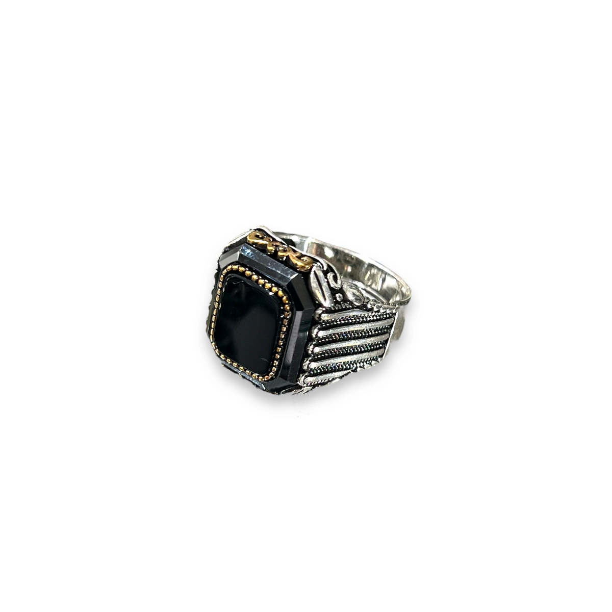 INELE ARGINT - Inel Argint 925 Mastercraft Onix Gothic