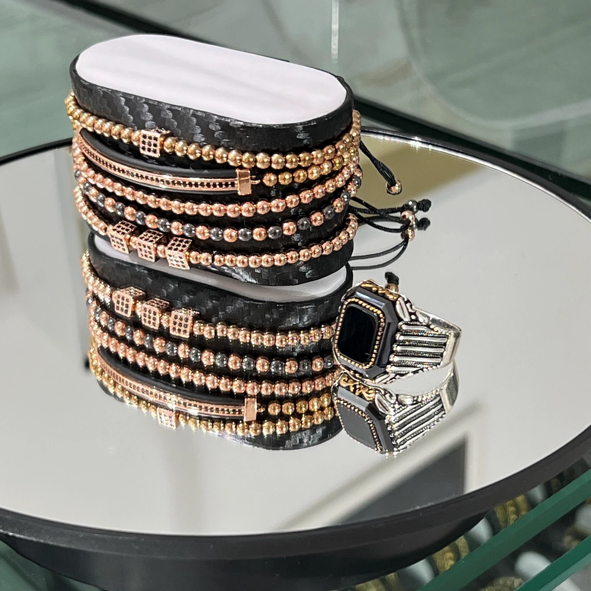 Inel Argint 925 Mastercraft Onix Gothic [2]