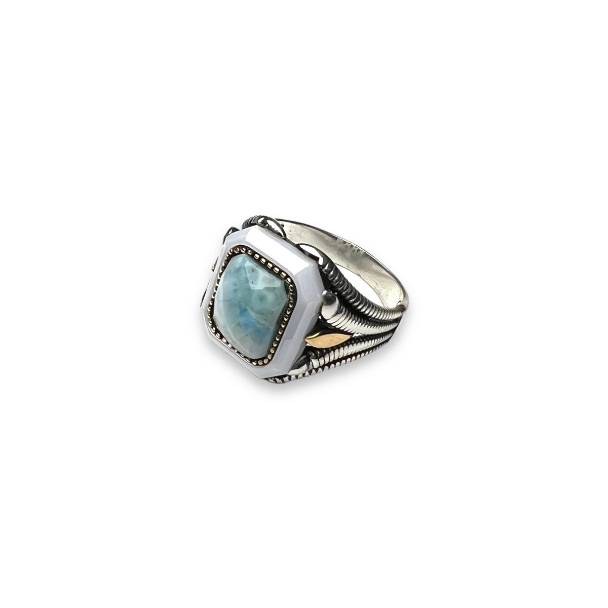 INELE ARGINT - Inel Argint 925 Masterpiece White Sidef