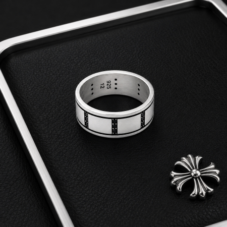 Inel Argint 925 Tennis Black Zirconium [2]