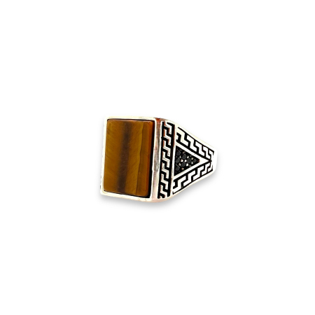 Inel Argint 925 Tiger Eye Stone [0]