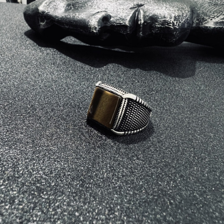 Inel Argint 925 Tiger Eye Stone [1]