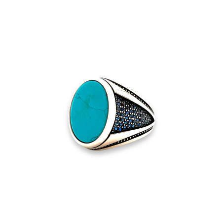 Inel Argint 925 Turcoaz Stone [0]