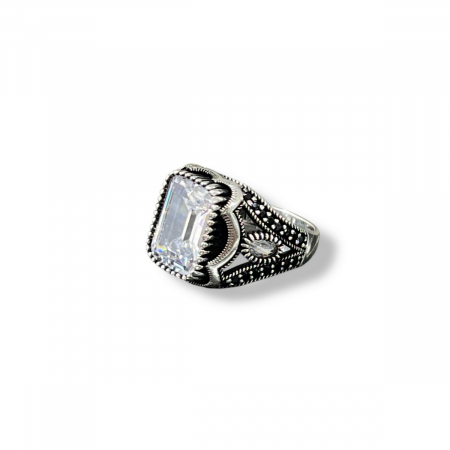 COLECTIA ARGINT - Inel Argint 925 White Crystal Stone