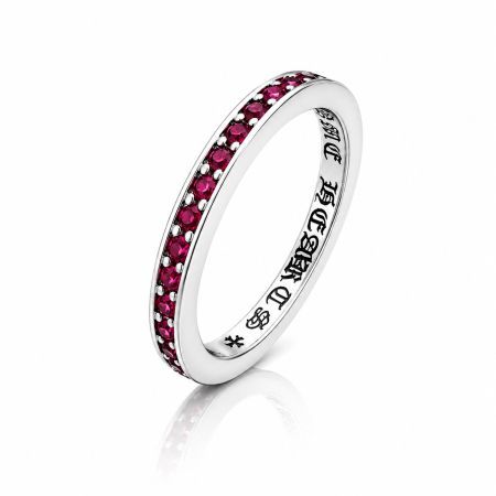 INELE - Inel Barbati Tennis Chrome Hearts Design Pink