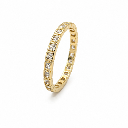 INELE - Inel Barbati Tennis Cubic Gold 14K / 2.2 MM