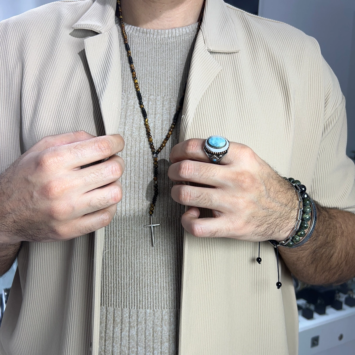 Inel Brooks Argint 925 Sidef Stone Masterpiece [3]