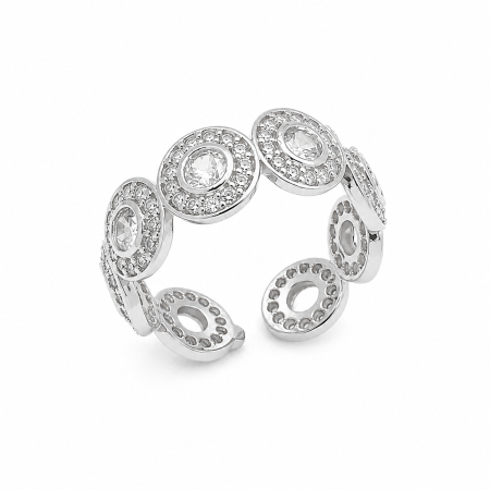 COLIERE INOX - Inel Dama Reglabil Angel Silver
