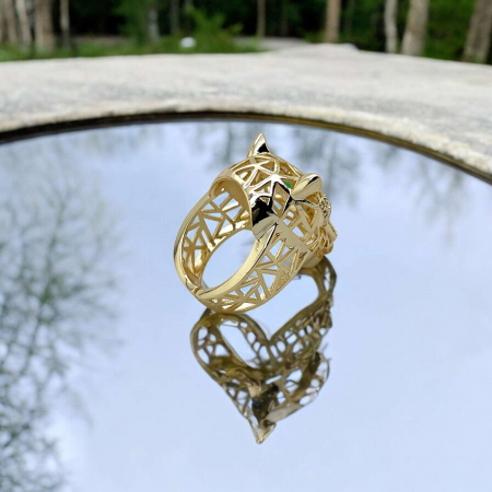 Inel Dama Ajustabil Gatopardo [1]